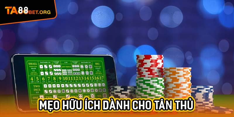 Tài Xỉu TA88 - Mẹo Chinh Phục Ván Đấu Dễ Dàng 3 Bật mí mẹo hữu ích dành cho tân thủ mới bắt đầu